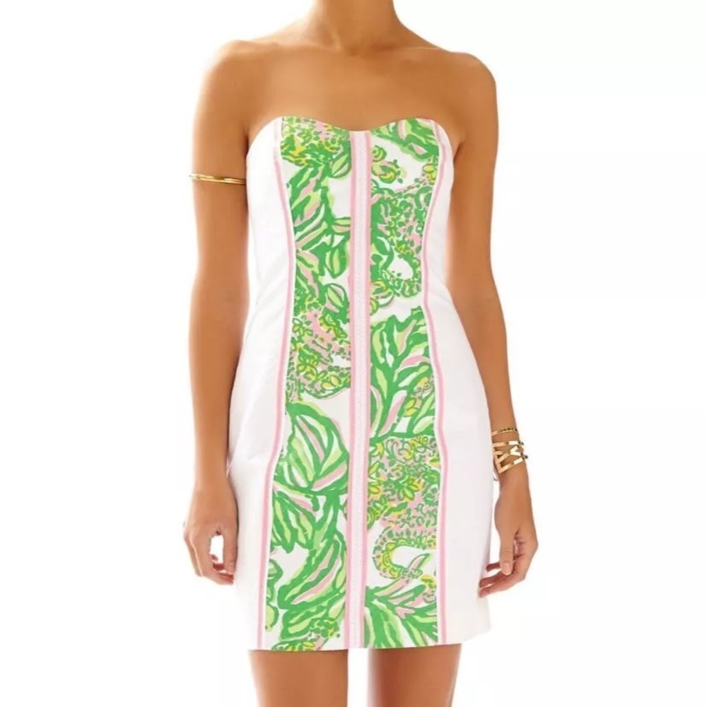 Lilly Pulitzer Strapless ANGELA DRESS 00